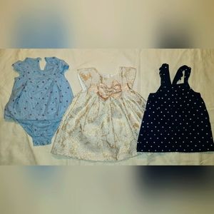 Baby Girl dresses (6-9 months).